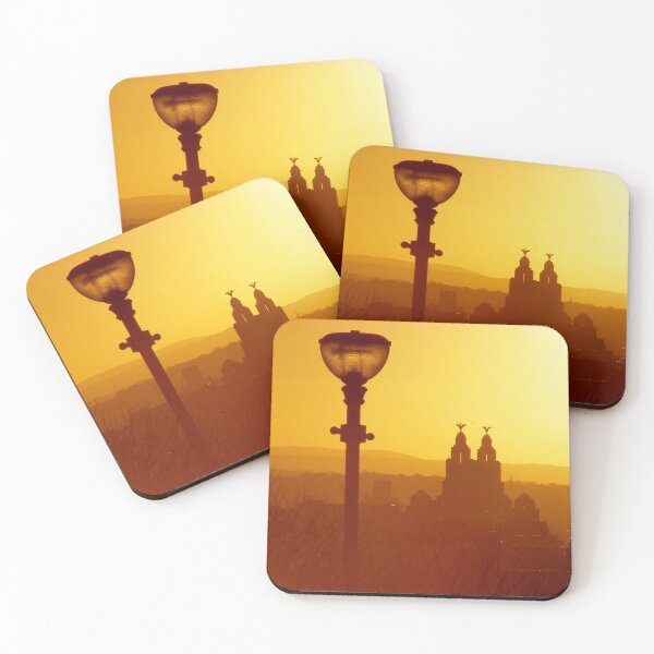 Item preview, Liver Building at Sunset designed and sold by Anna Fairley Nielsson.
