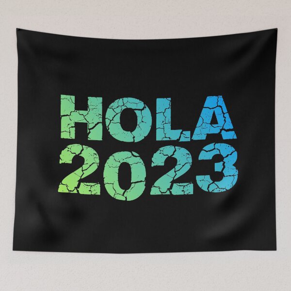 Item preview, Hola 2023 año - spanish mexican greetings - Hello 2023 Welcome 2023 designed and sold by ALLURE-minimal.