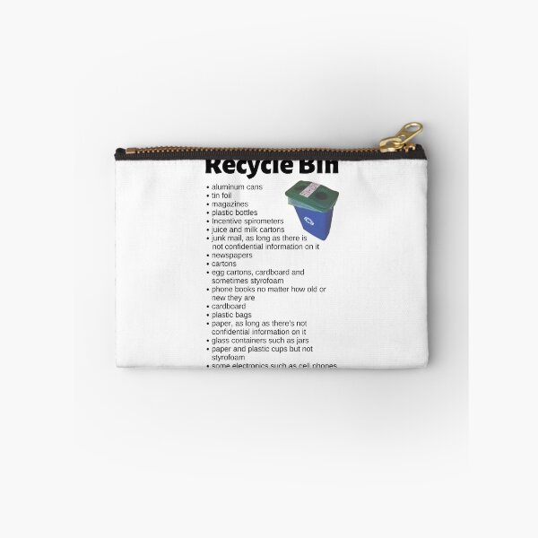 Item preview, Recycle Bin List Infographic designed and sold by Caregiverology.
