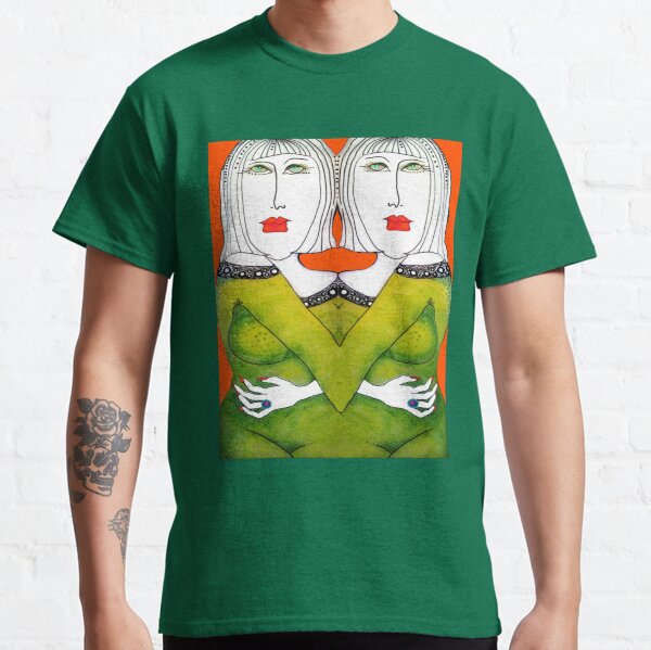 Twins Green Dress Daphne Gaylord Classic T-Shirt