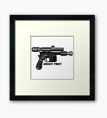 Shoot First Framed Print