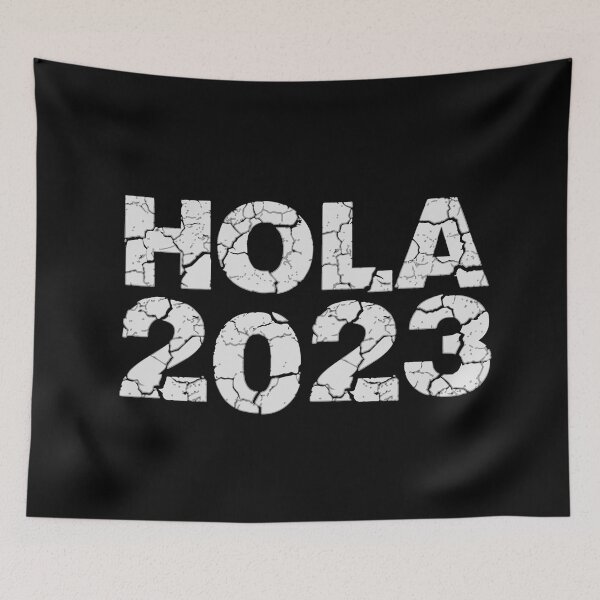 Item preview, Hola 2023 año - spanish mexican greetings - Hello 2023 Welcome 2023 designed and sold by ALLURE-minimal.