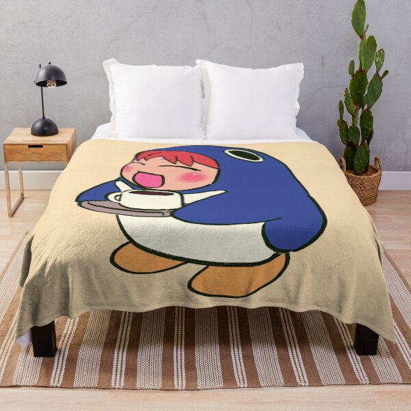Item preview, I draw cafe penguin mascot chiyo chan serving coffee with a tray / azumanga daioh designed and sold by RansRoom.