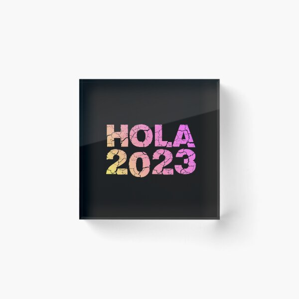 Item preview, Hola 2023 año - spanish mexican greetings - Hello 2023 Welcome 2023 designed and sold by ALLURE-minimal.