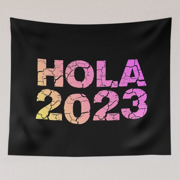 Item preview, Hola 2023 año - spanish mexican greetings - Hello 2023 Welcome 2023 designed and sold by ALLURE-minimal.