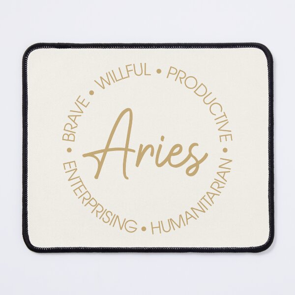 Item preview, Aries characteristics. designed and sold by Pligo.