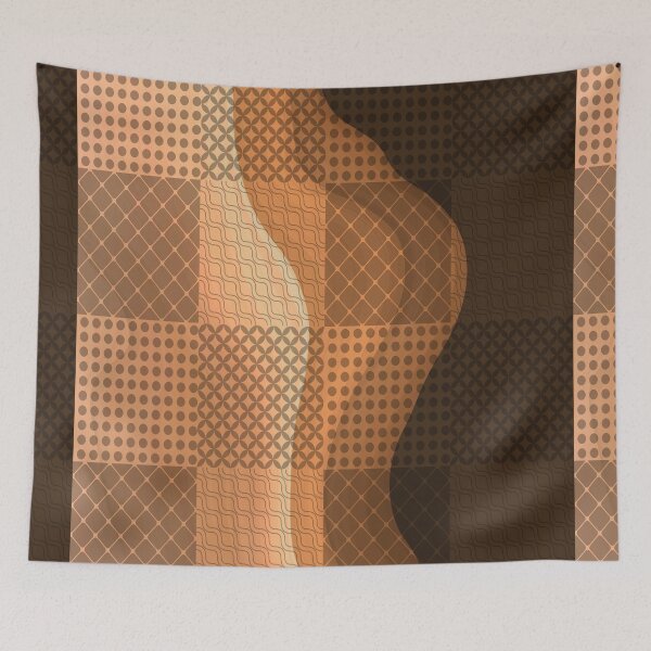 Item preview, Modern Checkered wave overlay Design  designed and sold by TipTopTapo.