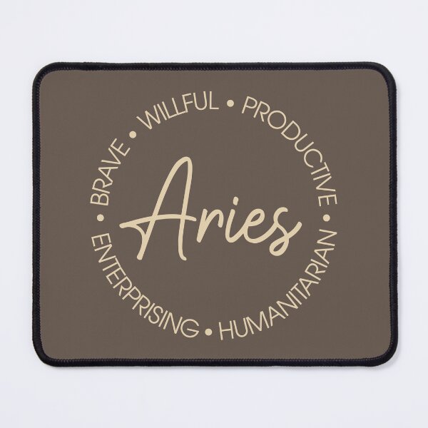 Item preview, Aries characteristics. designed and sold by Pligo.