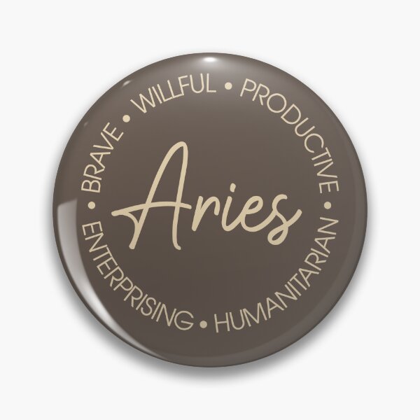 Item preview, Aries characteristics. designed and sold by Pligo.