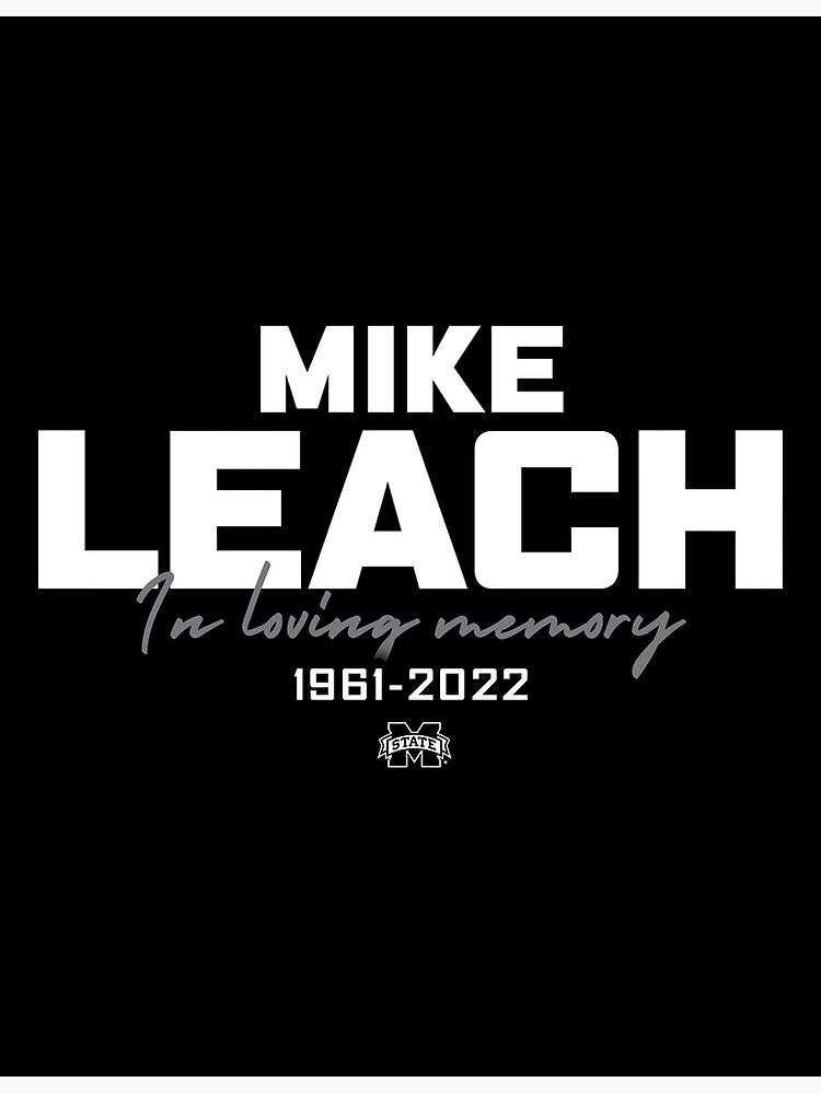 "Mike Leach swing your sword Mike Leach Football Artwork Support the Bulldogs" Poster for