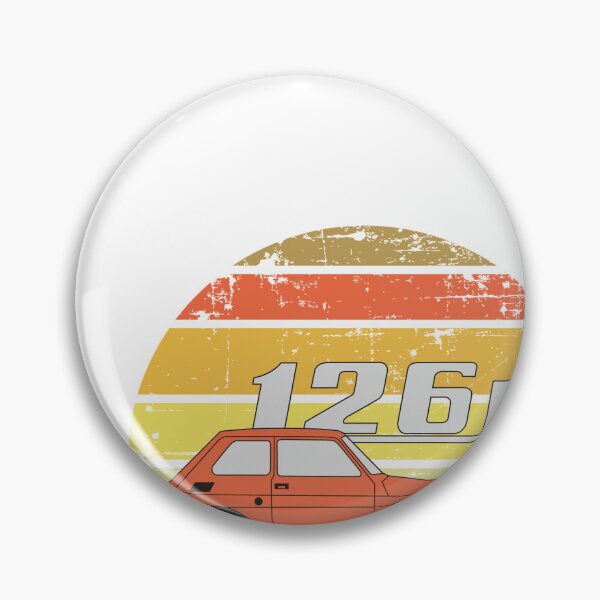 Item preview, Circle Orange Fiat 126p designed and sold by crazymel.