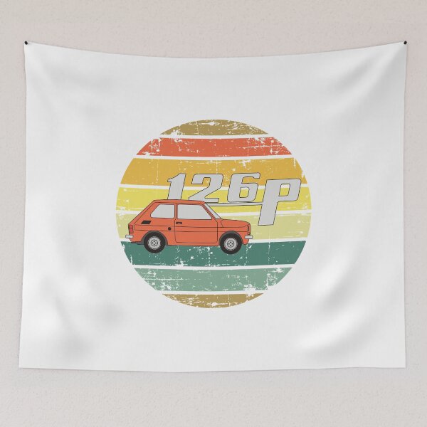Item preview, Circle Orange Fiat 126p designed and sold by crazymel.