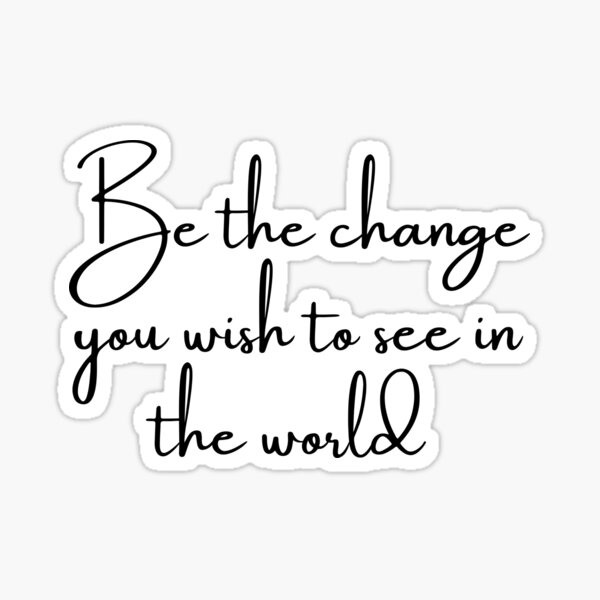 Item preview, Be the change  designed and sold by Creativeemily.