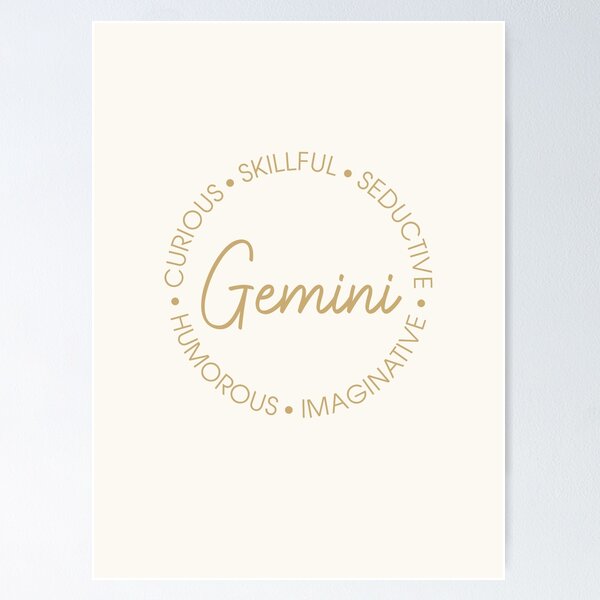 Item preview, Gemini characteristics. designed and sold by Pligo.