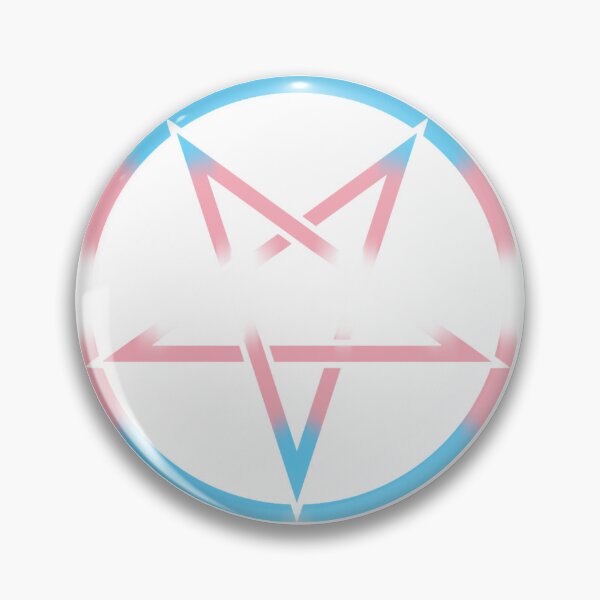 Item preview, inverted trans pentagram designed and sold by bangtanboyfie.