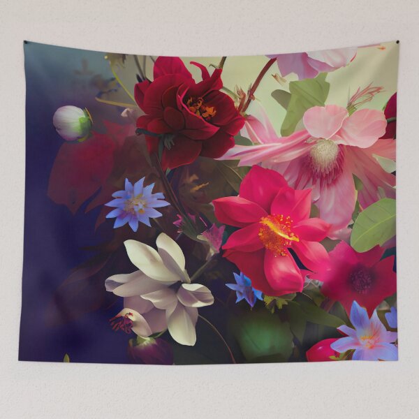 Item preview, Jacobean floral designed and sold by PhotoCreationXP.