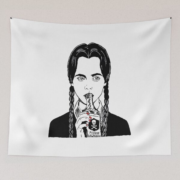 Item preview, wednesday silhouette of the adams family designed and sold by kaliguli.