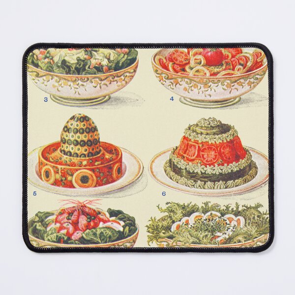 Artikelvorschau, Weinlese-Salat-Illustration entworfen und verkauft von GazCoDesign.