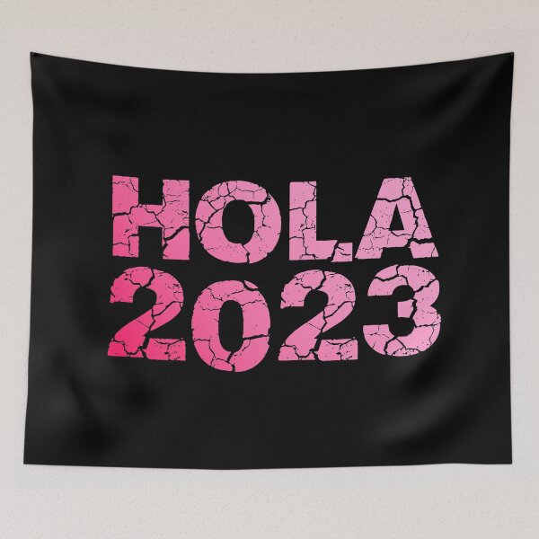 Item preview, Hola 2023 año - spanish mexican greetings - Hello 2023 Welcome 2023 designed and sold by ALLURE-minimal.