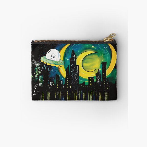 Item preview, Funny UFO City designed and sold by SketchesbyJay.