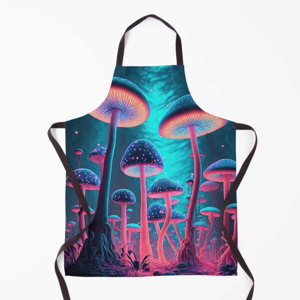 Aperçu de l'œuvre Glowing psychedelic mushrooms créée et vendue par mrlongfield.