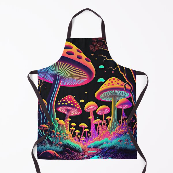 Aperçu de l'œuvre Glowing psychedelic mushrooms créée et vendue par mrlongfield.