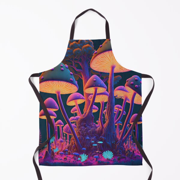Aperçu de l'œuvre Glowing psychedelic mushrooms créée et vendue par mrlongfield.