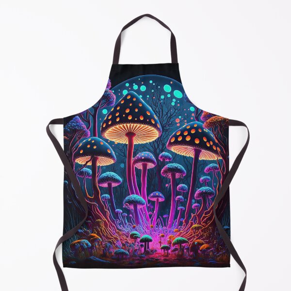 Aperçu de l'œuvre Glowing psychedelic mushrooms créée et vendue par mrlongfield.