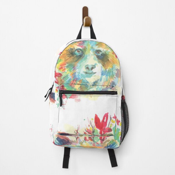 Item preview, Beautiful Racoon with Flowers Splash Paint designed and sold by Shekevara.