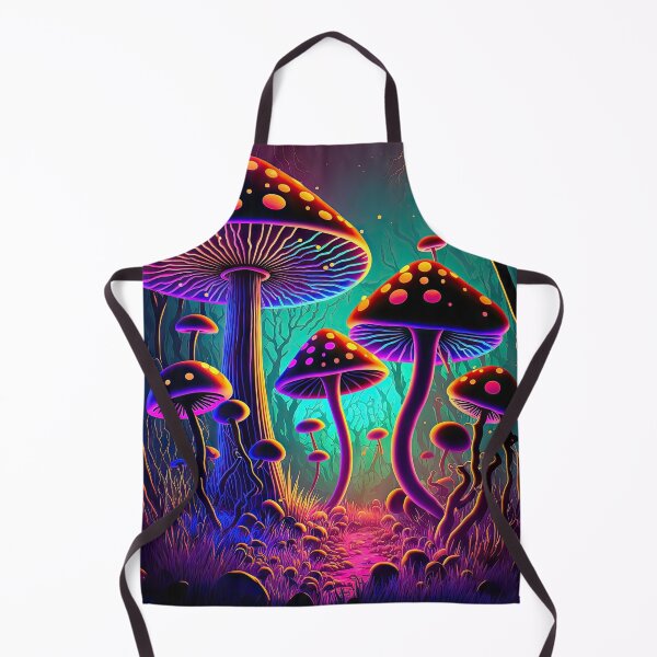 Aperçu de l'œuvre Glowing psychedelic mushrooms créée et vendue par mrlongfield.