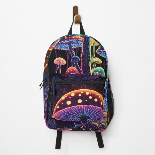Item preview, Glowing psychedelic mushrooms designed and sold by mrlongfield.
