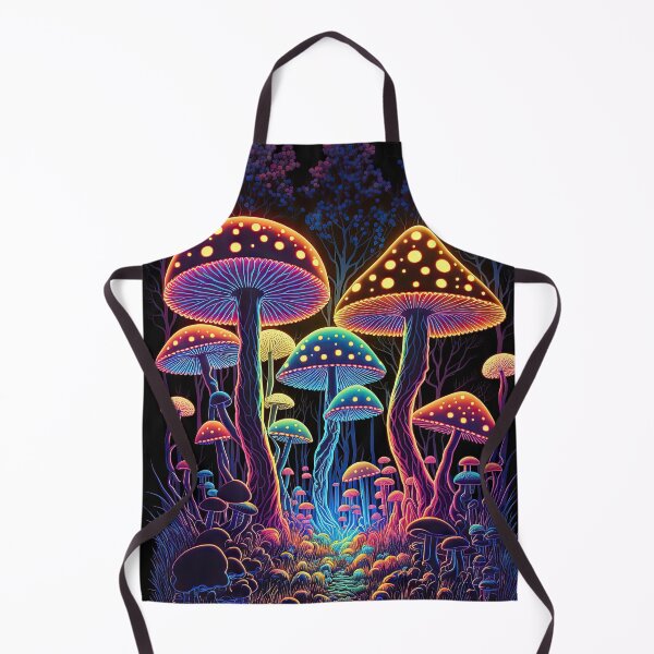 Aperçu de l'œuvre Glowing psychedelic mushrooms créée et vendue par mrlongfield.
