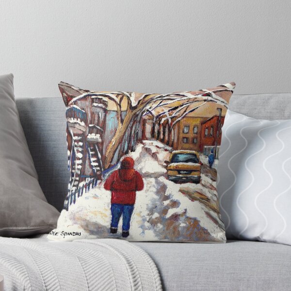 Item preview, CANADIAN PAINTINGS MONTREAL WINTER CITY SCENE designed and sold by Carole  Spandau.