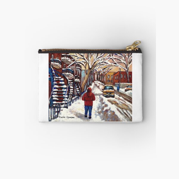 Item preview, CANADIAN PAINTINGS MONTREAL WINTER CITY SCENE designed and sold by Carole  Spandau.