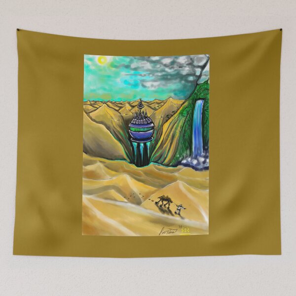 Item preview, Flying Desert City  designed and sold by StatikBear.