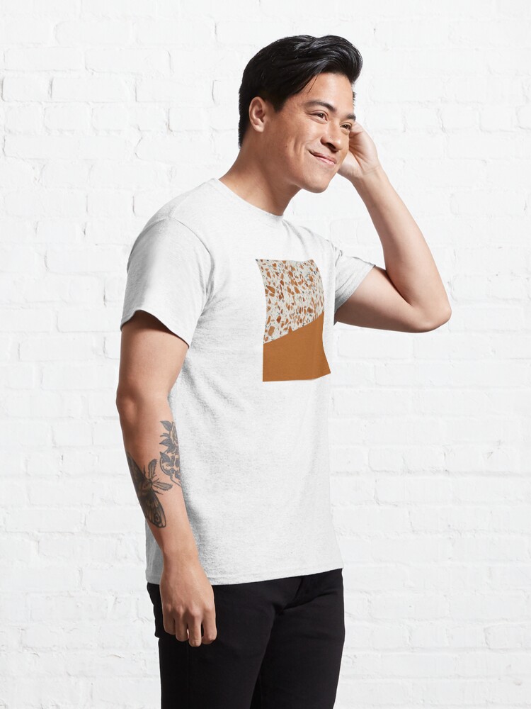 Alternate view of Terrazzo Texture Antique Mustard #3 Classic T-Shirt