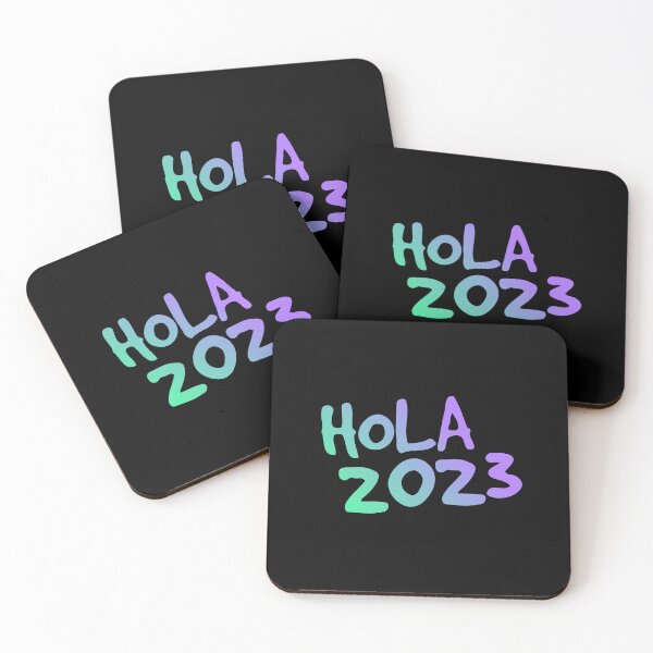 Item preview, Hola 2023 año - spanish mexican greetings - Hello 2023 Welcome 2023 designed and sold by ALLURE-minimal.