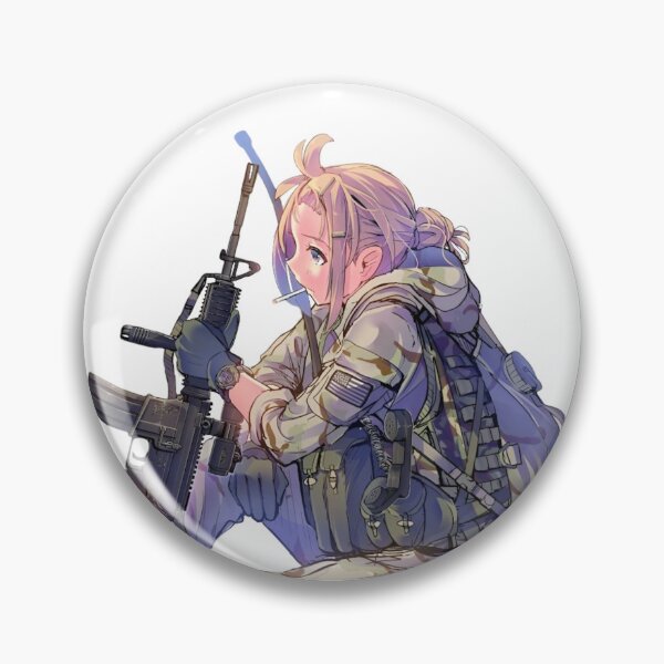 Item preview, Military Anime Girl designed and sold by kittiescuties.