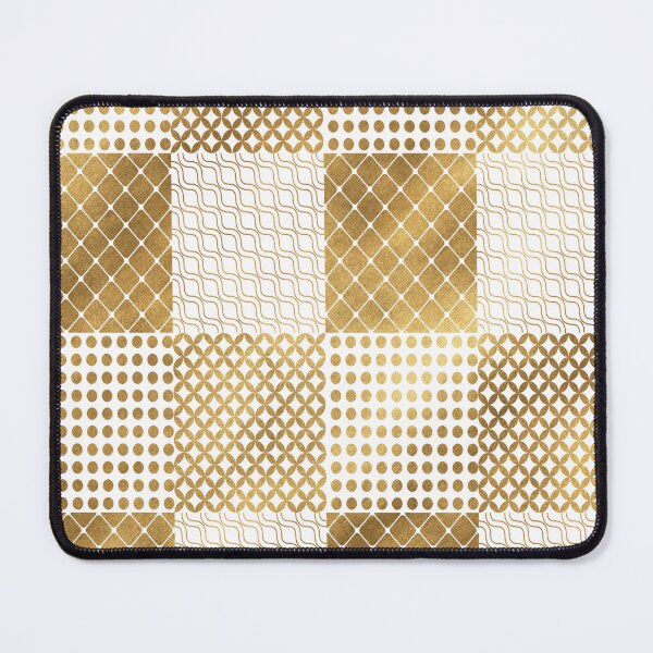 Item preview, Different Checkered grid pattern gold designed and sold by TipTopTapo.