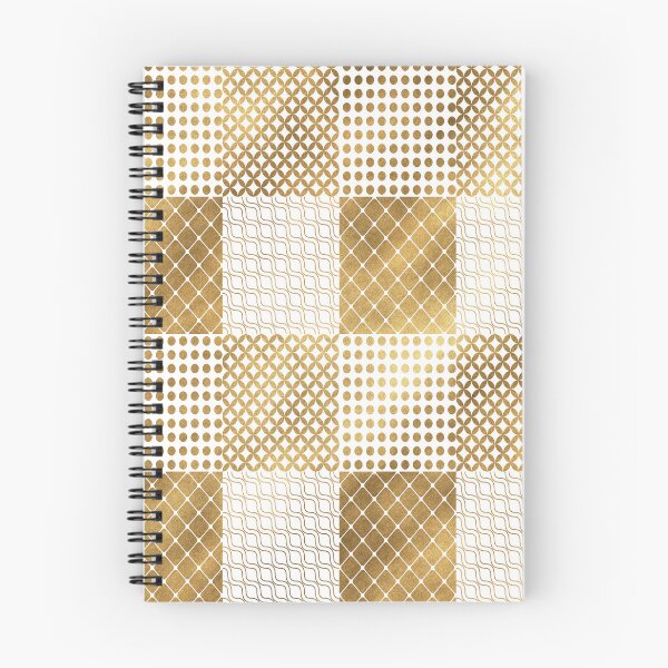 Item preview, Different Checkered grid pattern gold designed and sold by TipTopTapo.