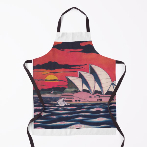 Item preview, The Sidney Opera House at Sunset | Ukiyo-e Japanese Print Painting designed and sold by ArtworkbyEmmy.