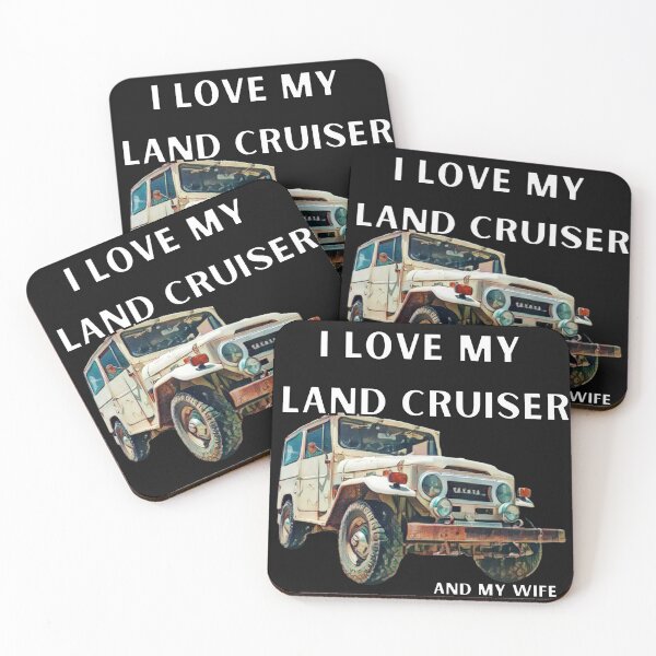 Item preview,  I Love My Land Cruiser and my wife, LandCruiser ,Vintage 20 series, Toyota 1958, off road truck, fj40 Toyota trucks designed and sold by AkBrokeBikes.