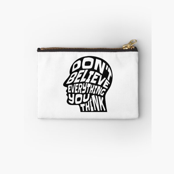 Item preview, Dont Believe Everything You Think 12 - Inspirational Quotes Typography designed and sold by Cawaiico.