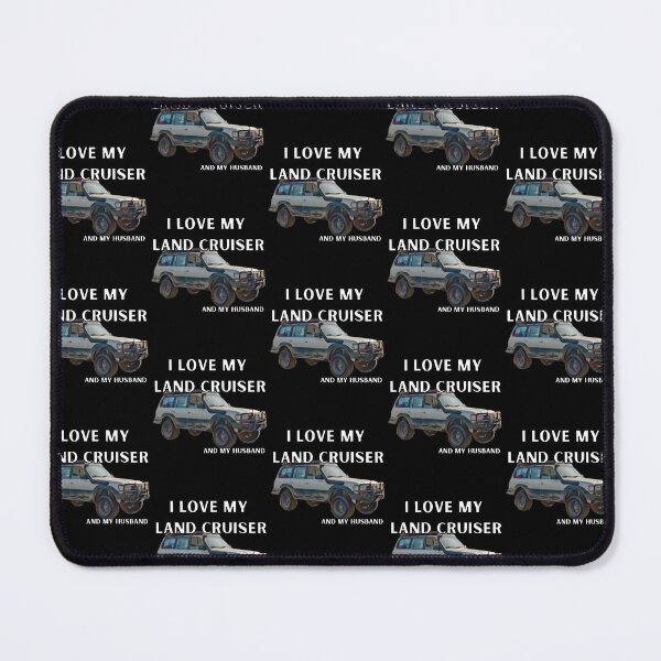 Item preview, I Love My Land Cruiser and my husband, Vintage 80 series, Toyota 1990, off road truck, fj40 Toyota trucks designed and sold by AkBrokeBikes.