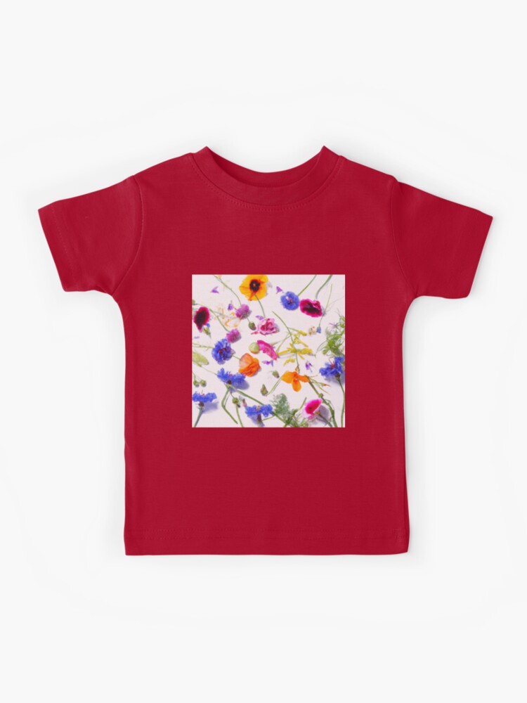 Wildflower stickers Kids T-Shirt for Sale by Naomi Gutierrez