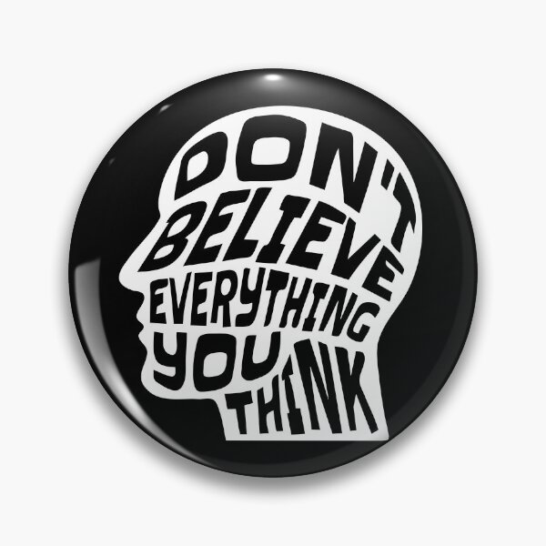 Item preview, Dont Believe Everything You Think 13 - Inspirational Quotes Typography designed and sold by Cawaiico.