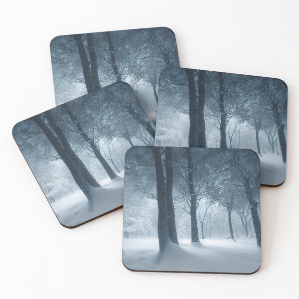 Item preview, Winter Wonderland: A Snowy Forest in Atmospheric Lighting designed and sold by kaileena-ai.