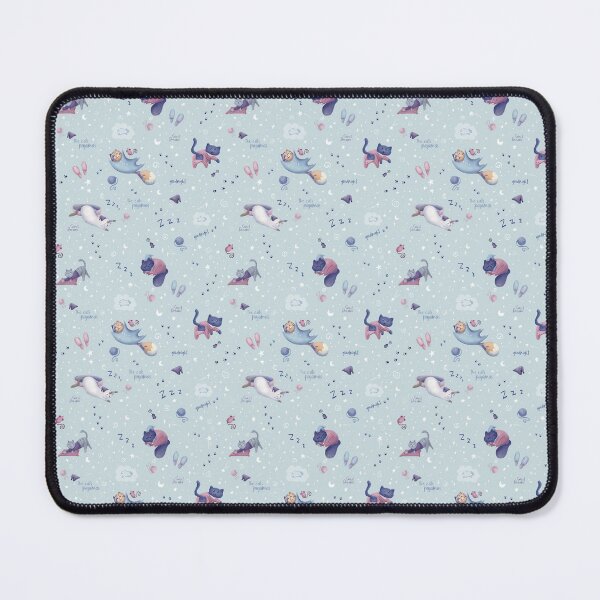 Item preview, The Cat's Pajamas - Blue designed and sold by K. Pastva Illustration.