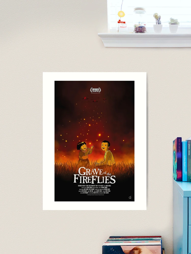 Studio Ghibli - Grave of the Fireflies - Minimalist Movie Poster