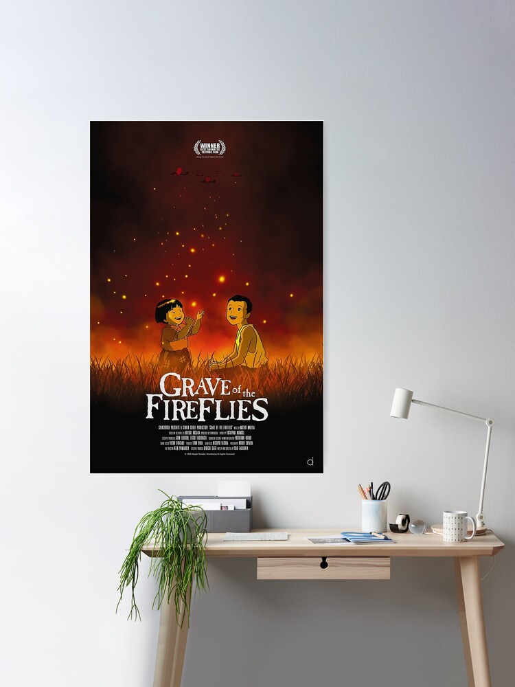 Grave of the Fireflies Animation Poster Wall Decor – Twentyonefox